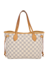 Neverfull PM, £650, Handbags, White, Canvas, Front view